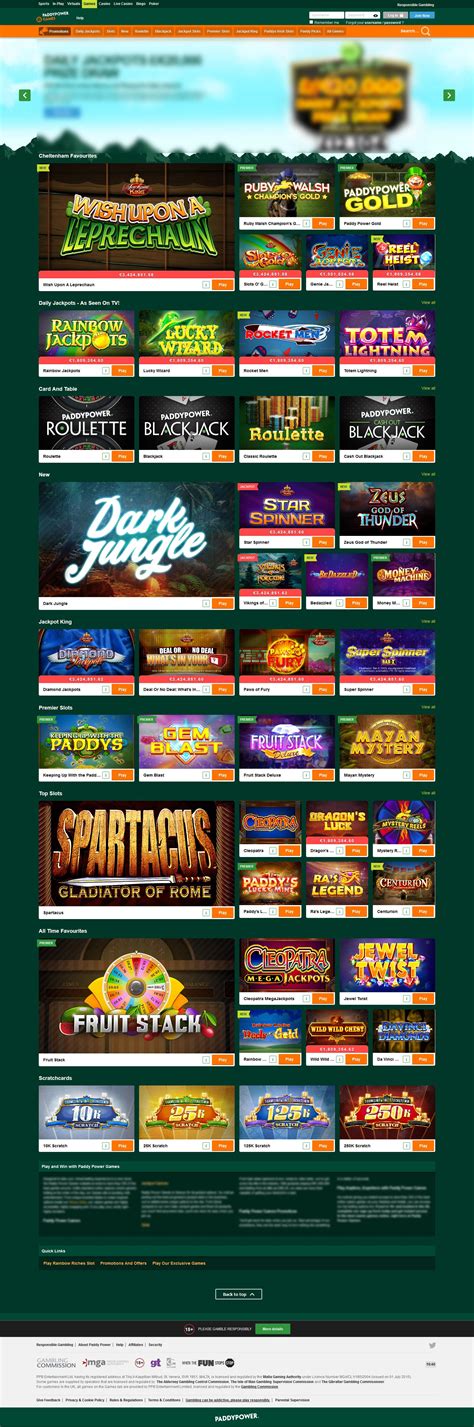Paddy Power Games .